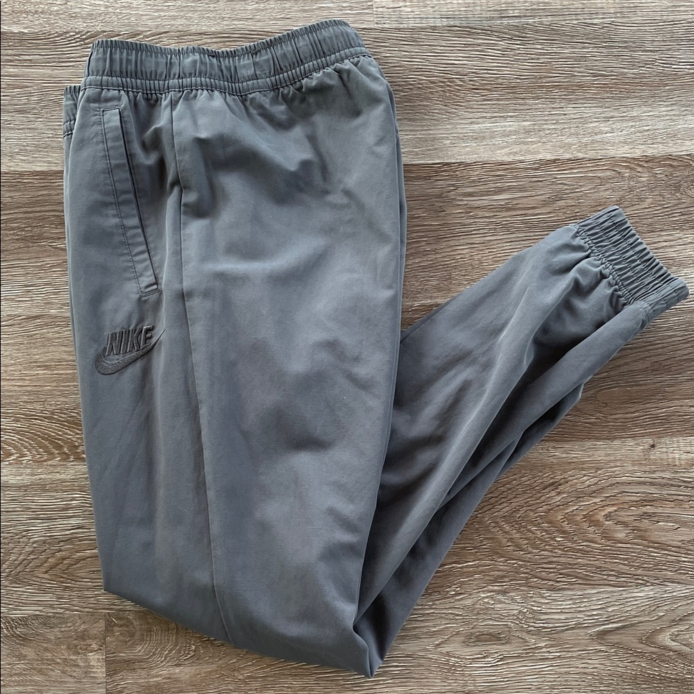 Nike Sportswear Jogger Woven Men's S Cotten Blend Charcoal Tapered 804325-010